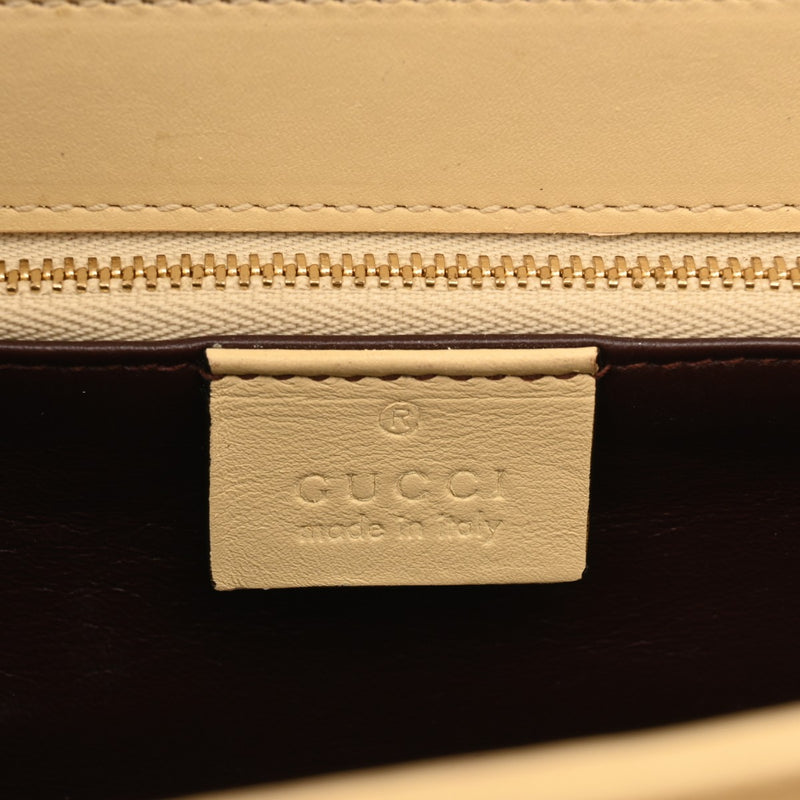 GUCCI グッチ ホースビット 1955  ベージュ 602204 レディース パイソン ショルダーバッグ Aランク 中古 銀蔵