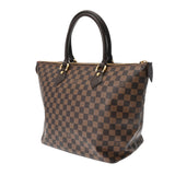 LOUIS VUITTON ルイヴィトン ダミエ サレヤ MM トートバッグ ブラウン N51182 レディース ダミエキャンバス ハンドバッグ Aランク 中古 銀蔵