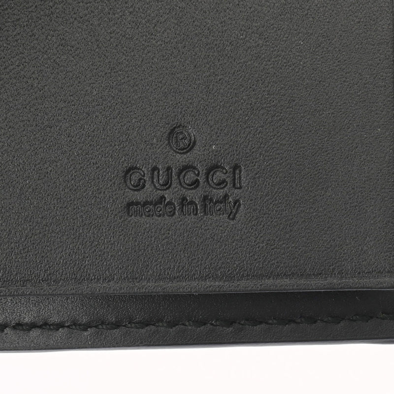 GUCCI グッチ グッチシマ 6連キーケース ブラック 256433 メンズ レザー キーケース ABランク 中古 銀蔵