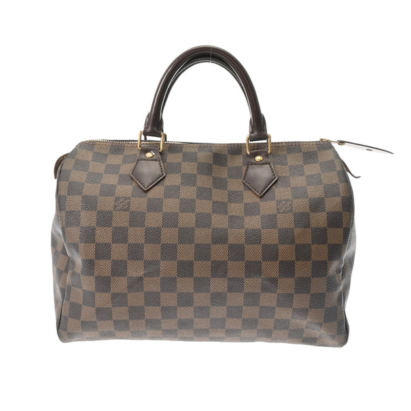 LOUIS VUITTON ルイヴィトン ダミエ スピーディ 30 ブラウン N41531 ユニセックス ダミエキャンバス ハンドバッグ Bランク 中古 銀蔵