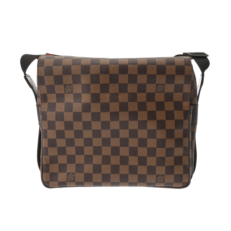 LOUIS VUITTON ルイヴィトン ダミエ ナヴィグリオ ブラウン N45255 ユニセックス ダミエキャンバス ショルダーバッグ Bランク 中古 銀蔵