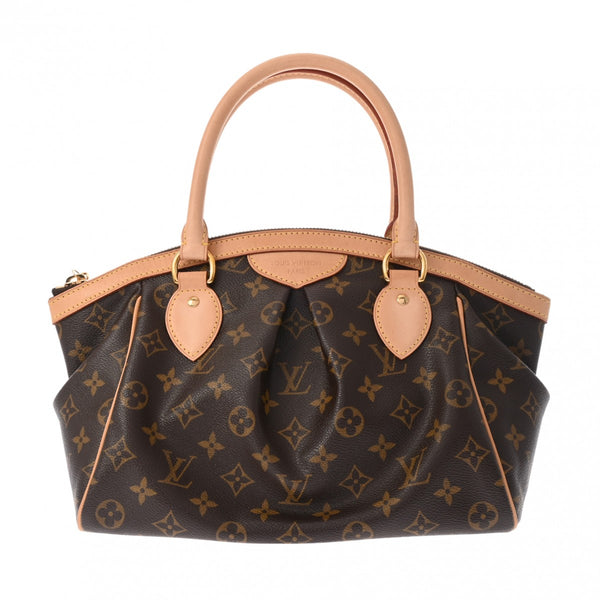 LOUIS VUITTON ルイヴィトン モノグラム ティヴォリ PM ブラウン M40143 レディース モノグラムキャンバス ハンドバッグ Aランク 中古 銀蔵