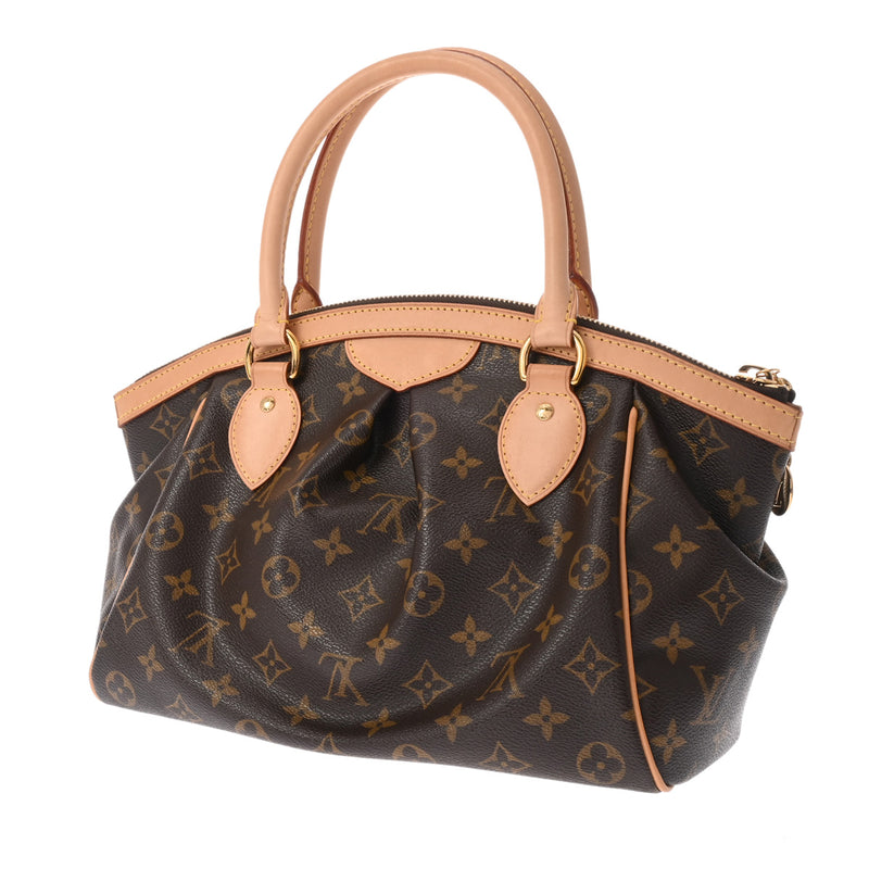 LOUIS VUITTON ルイヴィトン モノグラム ティヴォリ PM ブラウン M40143 レディース モノグラムキャンバス ハンドバッグ Aランク 中古 銀蔵