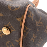 LOUIS VUITTON ルイヴィトン モノグラム ティヴォリ PM ブラウン M40143 レディース モノグラムキャンバス ハンドバッグ Aランク 中古 銀蔵