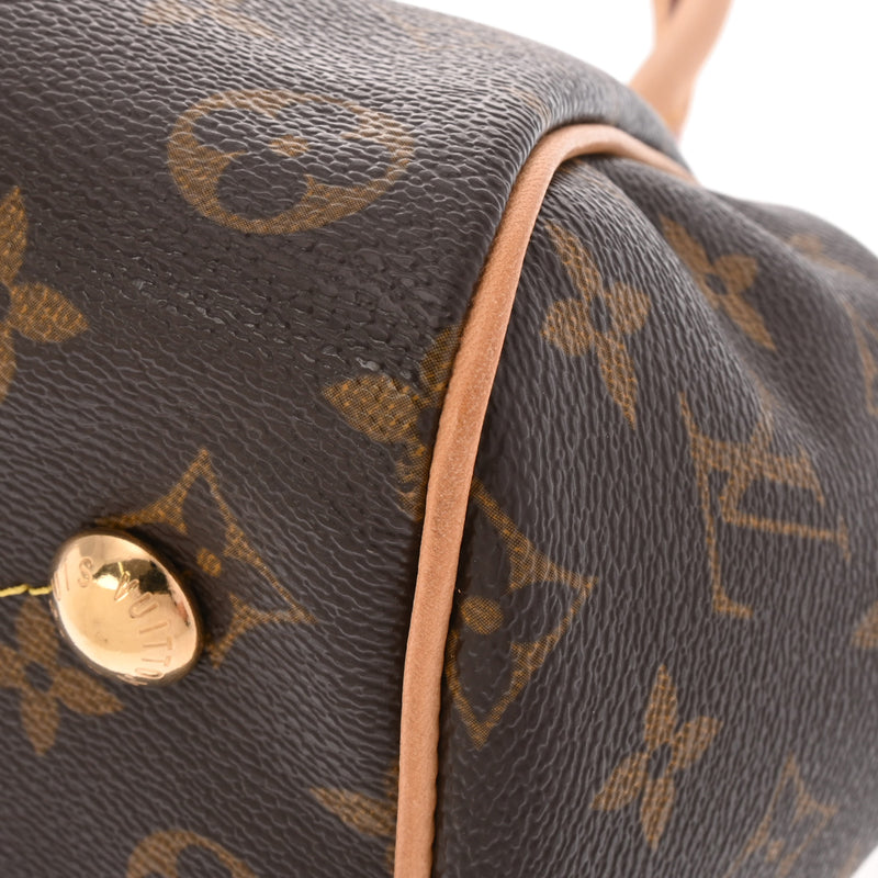 LOUIS VUITTON ルイヴィトン モノグラム ティヴォリ PM ブラウン M40143 レディース モノグラムキャンバス ハンドバッグ Aランク 中古 銀蔵