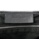 BALENCIAGA バレンシアガ ネイビーカバス XS 2WAY ブラック 390346 レディース キャンバス レザー ハンドバッグ Bランク 中古 銀蔵