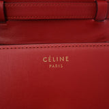 CELINE セリーヌ クラシックスモール レッド ゴールド金具 レディース カーフ ショルダーバッグ ABランク 中古 銀蔵