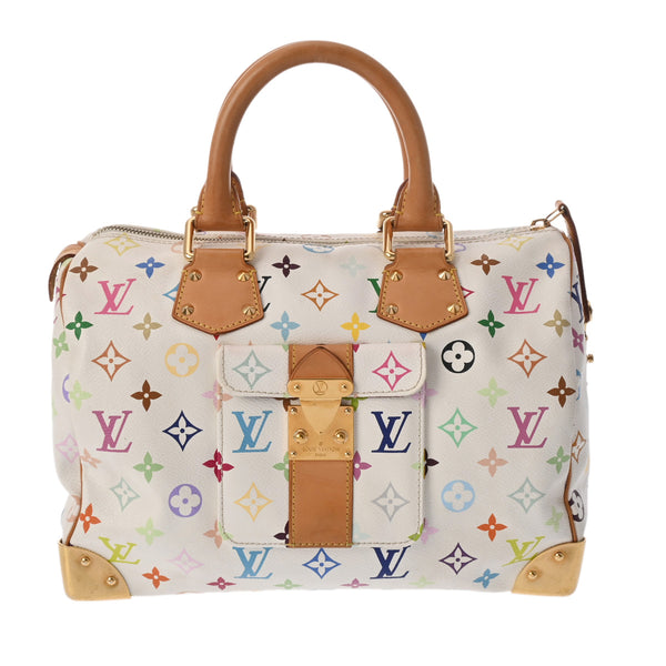 LOUIS VUITTON ルイヴィトン マルチカラー スピーディ 30 ブロン M92643 レディース モノグラムマルチカラー ハンドバッグ Bランク 中古 銀蔵