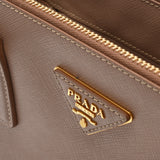 PRADA プラダ ガレリア 2WAY ピンクベージュ BN1801 レディース サフィアーノ ハンドバッグ ABランク 中古 銀蔵