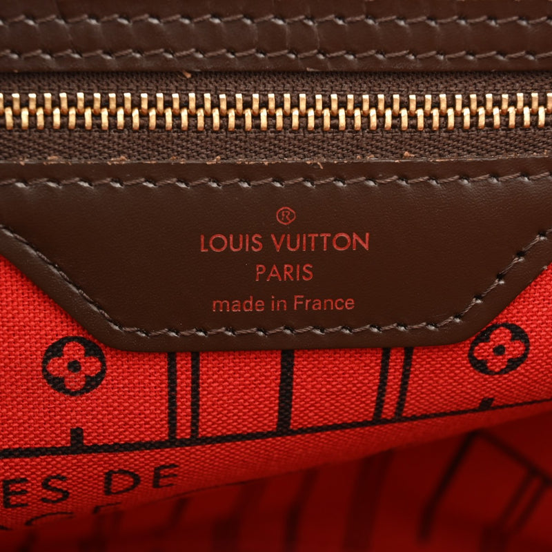 LOUIS VUITTON ルイヴィトン ダミエ ネヴァーフル MM 旧型 ブラウン N51105 レディース ダミエキャンバス トートバッグ Aランク 中古 銀蔵