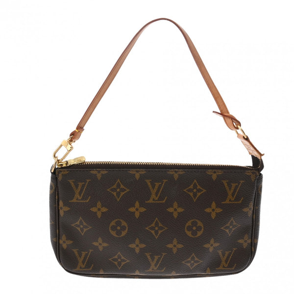 LOUIS VUITTON ルイヴィトン モノグラム ポシェット アクセソワール ブラウン M51980 レディース モノグラムキャンバス アクセサリーポーチ ABランク 中古 銀蔵