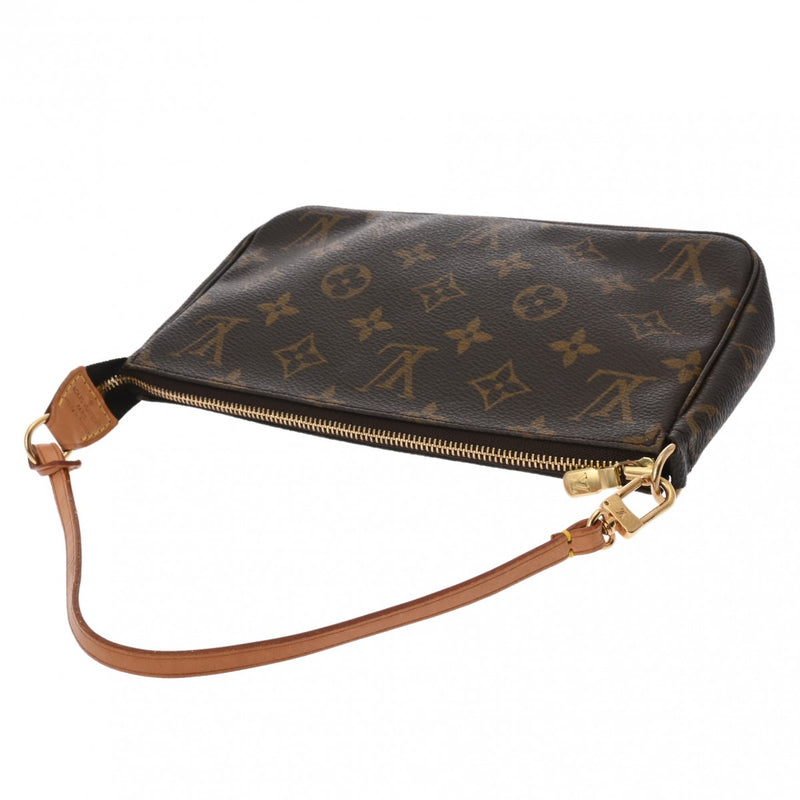 LOUIS VUITTON ルイヴィトン モノグラム ポシェット アクセソワール ブラウン M51980 レディース モノグラムキャンバス アクセサリーポーチ ABランク 中古 銀蔵