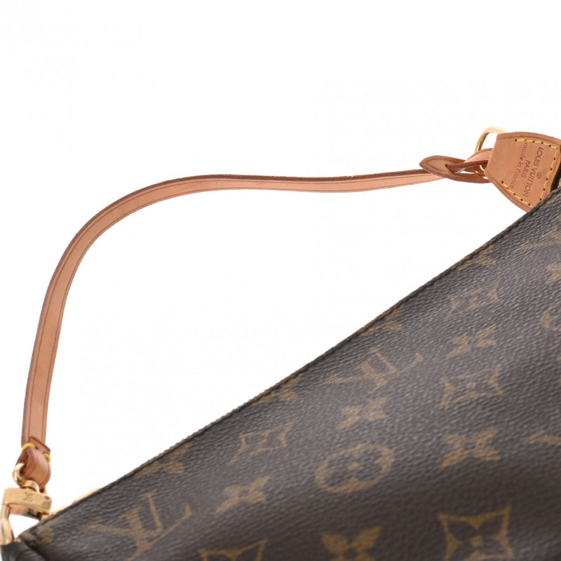 LOUIS VUITTON ルイヴィトン モノグラム ポシェット アクセソワール ブラウン M51980 レディース モノグラムキャンバス アクセサリーポーチ ABランク 中古 銀蔵