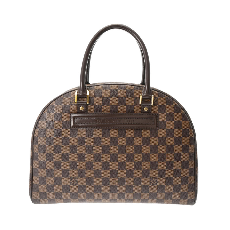 LOUIS VUITTON ルイヴィトン ダミエ ノリータ ブラウン N41455 ユニセックス ダミエキャンバス ハンドバッグ ABランク 中古 銀蔵