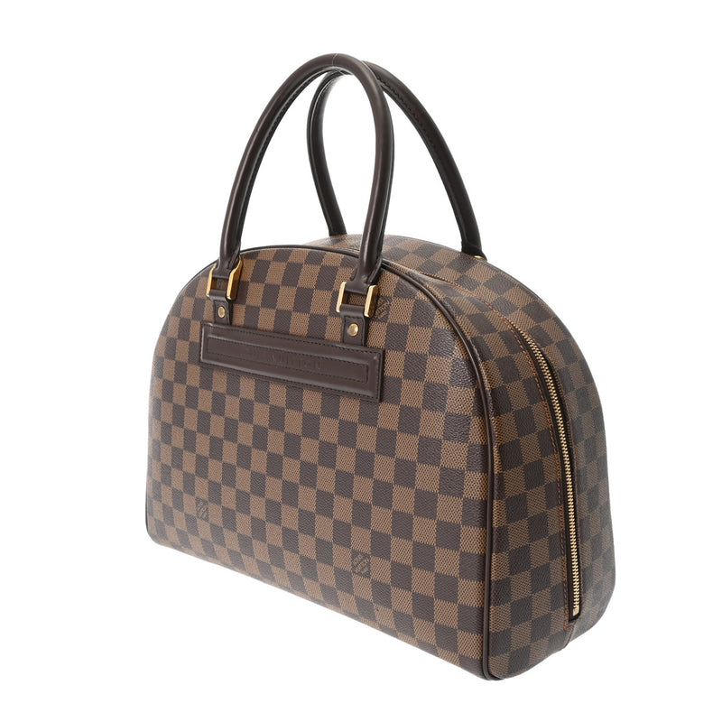 LOUIS VUITTON ルイヴィトン ダミエ ノリータ ブラウン N41455 ユニセックス ダミエキャンバス ハンドバッグ ABランク 中古 銀蔵