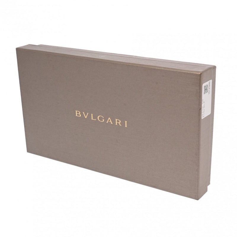 BVLGARI ブルガリ ブルガリブルガリ オーガナイザー ブラック メンズ カーフ 長財布 未使用 銀蔵