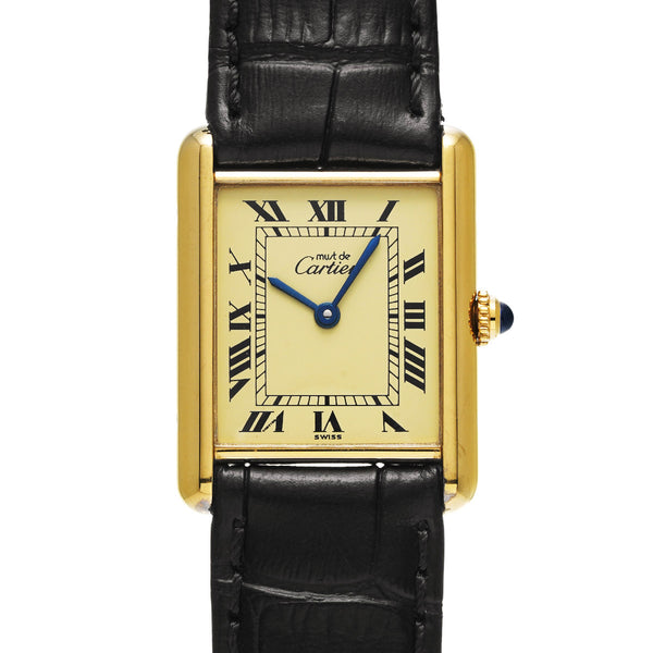 CARTIER カルティエ マストタンク LM W1002753 レディース 腕時計 クォーツ Aランク 中古 銀蔵