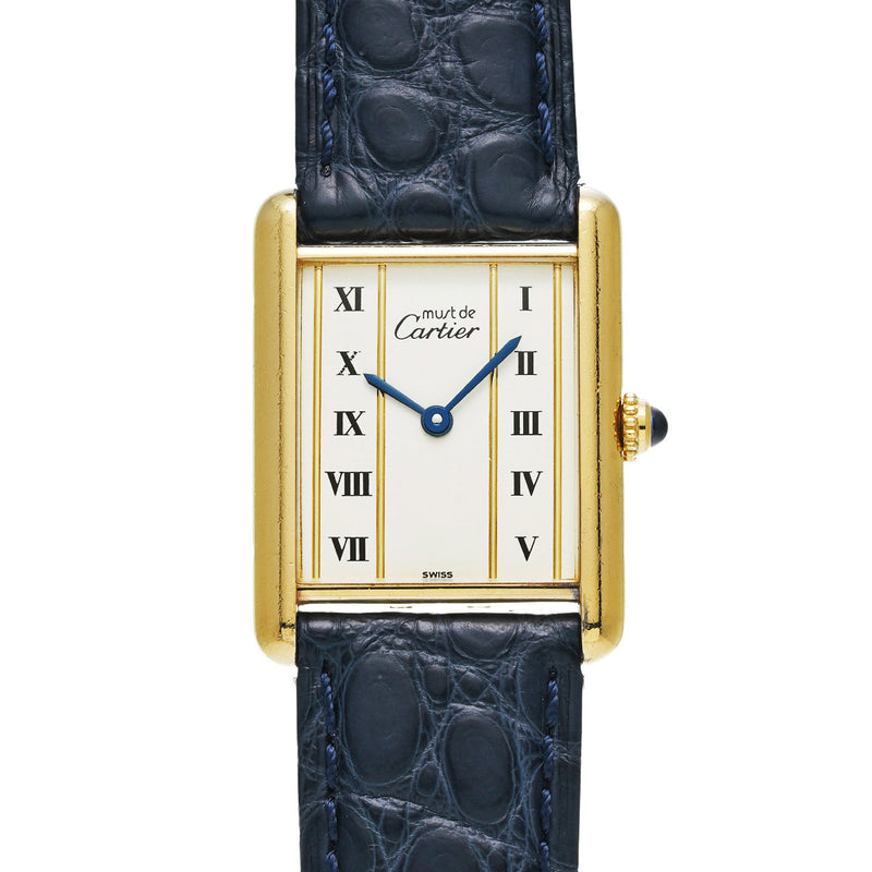 CARTIER カルティエ マストタンク W1002653 レディース 腕時計 クォーツ Aランク 中古 銀蔵