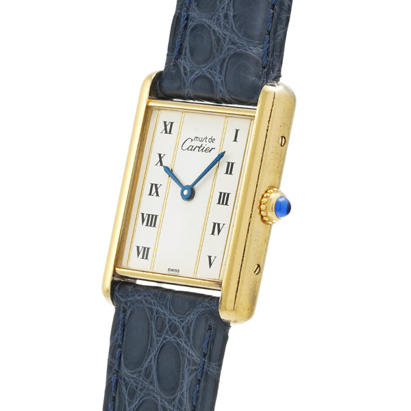 CARTIER カルティエ マストタンク W1002653 レディース 腕時計 クォーツ Aランク 中古 銀蔵