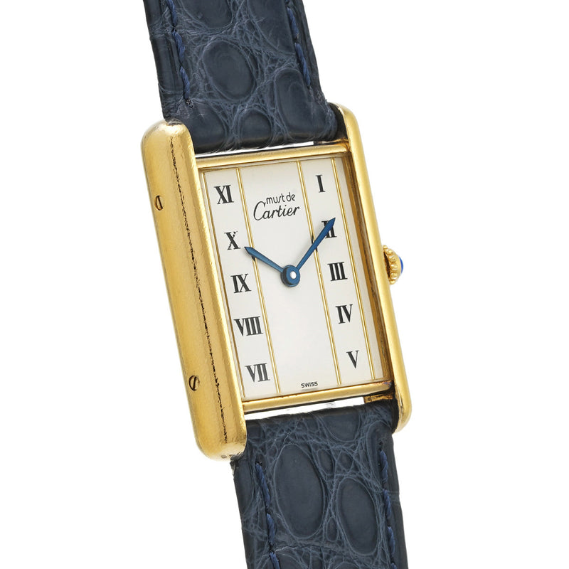 CARTIER カルティエ マストタンク W1002653 レディース 腕時計 クォーツ Aランク 中古 銀蔵