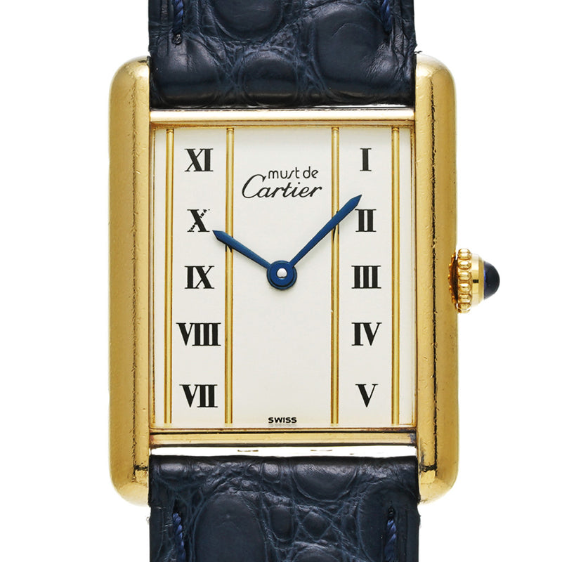 CARTIER カルティエ マストタンク W1002653 レディース 腕時計 クォーツ Aランク 中古 銀蔵