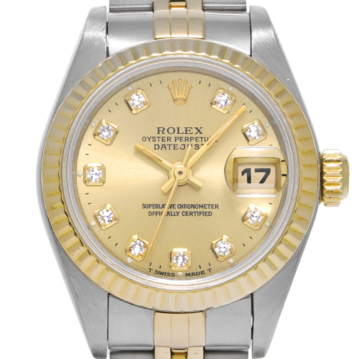 ロレックスデイトジャスト レディース 腕時計 69173G ROLEX 中古