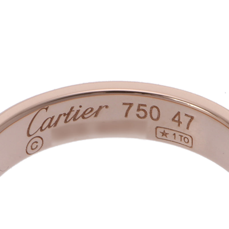 CARTIER カルティエ ミニラブリング #47 7号 レディース K18ピンクゴールド リング・指輪 Aランク 中古 銀蔵