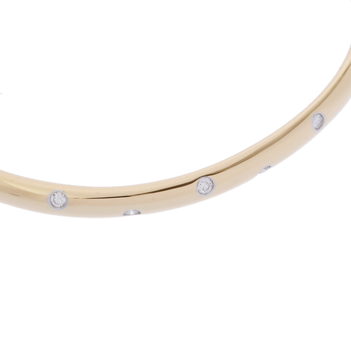 ティファニードッツ バングル ダイヤ レディース K18イエローゴールド