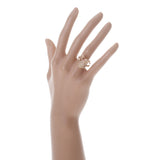 STENZHORN ステンツホーン カエルモチーフ ダイヤ1.60ct 色石 15号 レディース K18ピンクゴールド リング・指輪 Aランク 中古 銀蔵