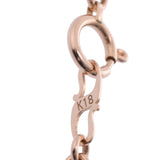 Sympathy of Soul シンパシーオブソウル クロスネックレス 色石 ダイヤ ユニセックス K18ピンクゴールド PG ネックレス Aランク 中古 銀蔵