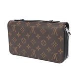 LOUIS VUITTON ルイヴィトン モノグラム マカサー ジッピーXL  ブラウン M61506 メンズ モノグラムマカサー 長財布 ABランク 中古 銀蔵