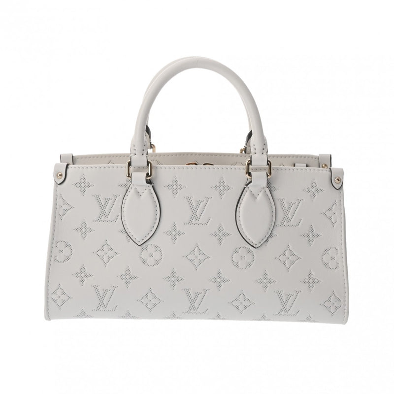 LOUIS VUITTON ルイヴィトン モノグラム オンザゴー EW 2WAY ホワイト M11274 レディース カーフ ハンドバッグ ABランク 中古 銀蔵