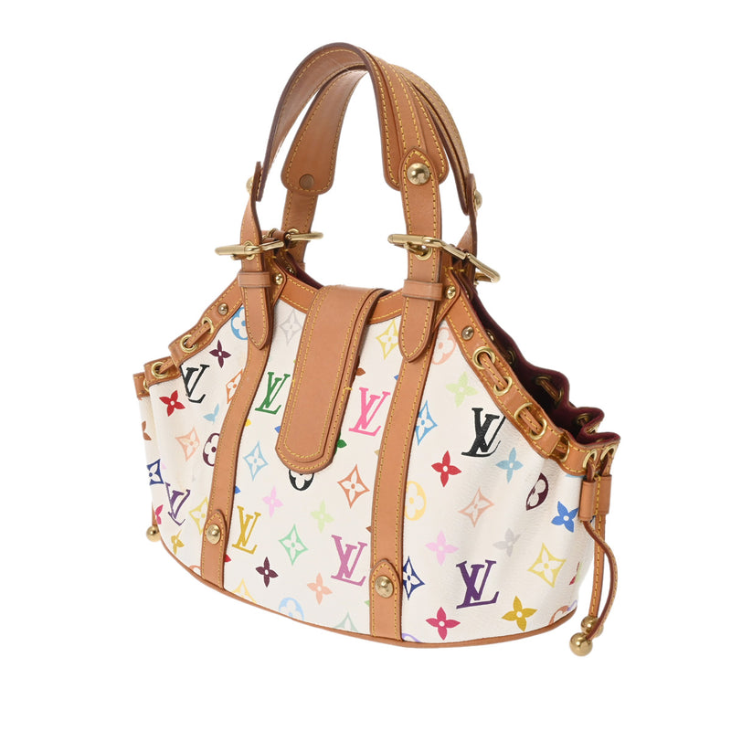 LOUIS VUITTON ルイヴィトン マルチカラー テダ PM ブロン M92348 レディース モノグラムマルチカラー ハンドバッグ Bランク 中古 銀蔵