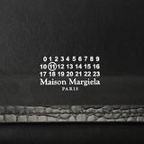 Maison Margiela メゾン マルジェラ チェーンウォレット ブラック レディース クロコ型押しレザー ショルダーバッグ Aランク 中古 銀蔵