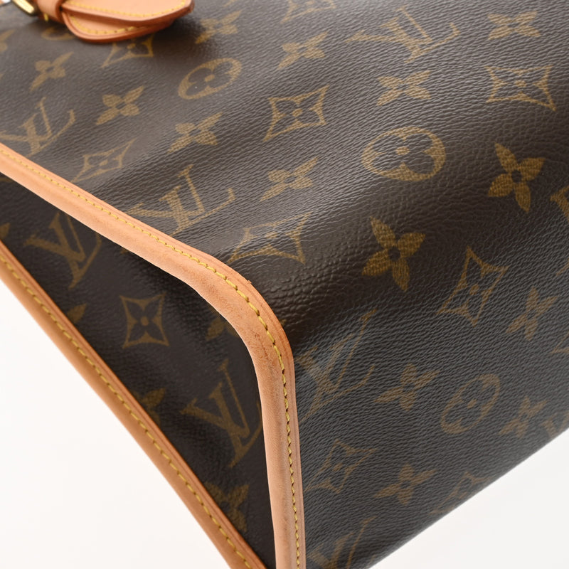 LOUIS VUITTON ルイヴィトン モノグラム ポパンクール オ ブラウン M40007 レディース モノグラムキャンバス ハンドバッグ Bランク 中古 銀蔵