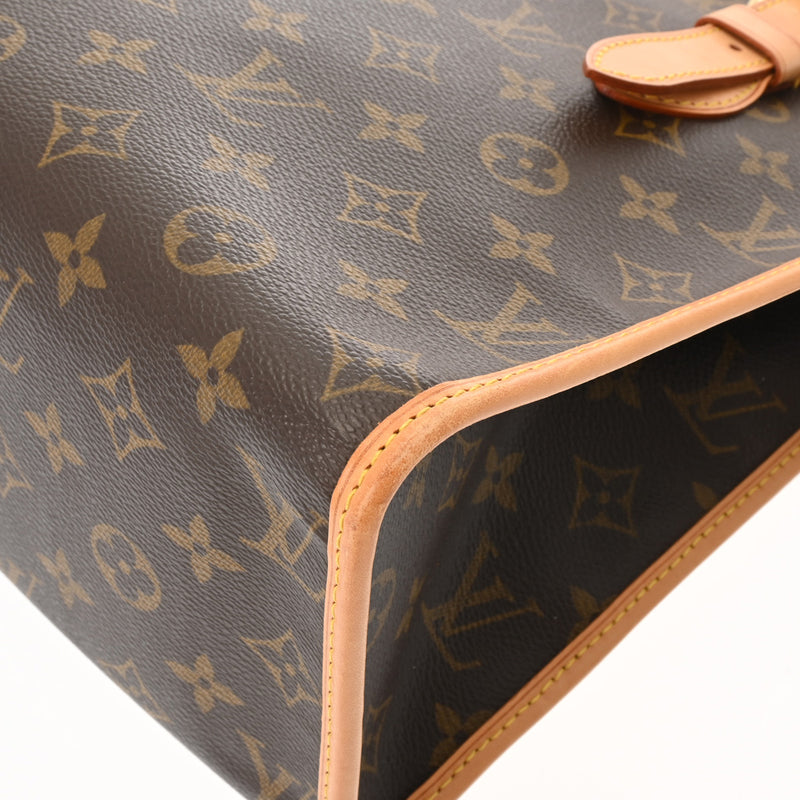 LOUIS VUITTON ルイヴィトン モノグラム ポパンクール オ ブラウン M40007 レディース モノグラムキャンバス ハンドバッグ Bランク 中古 銀蔵