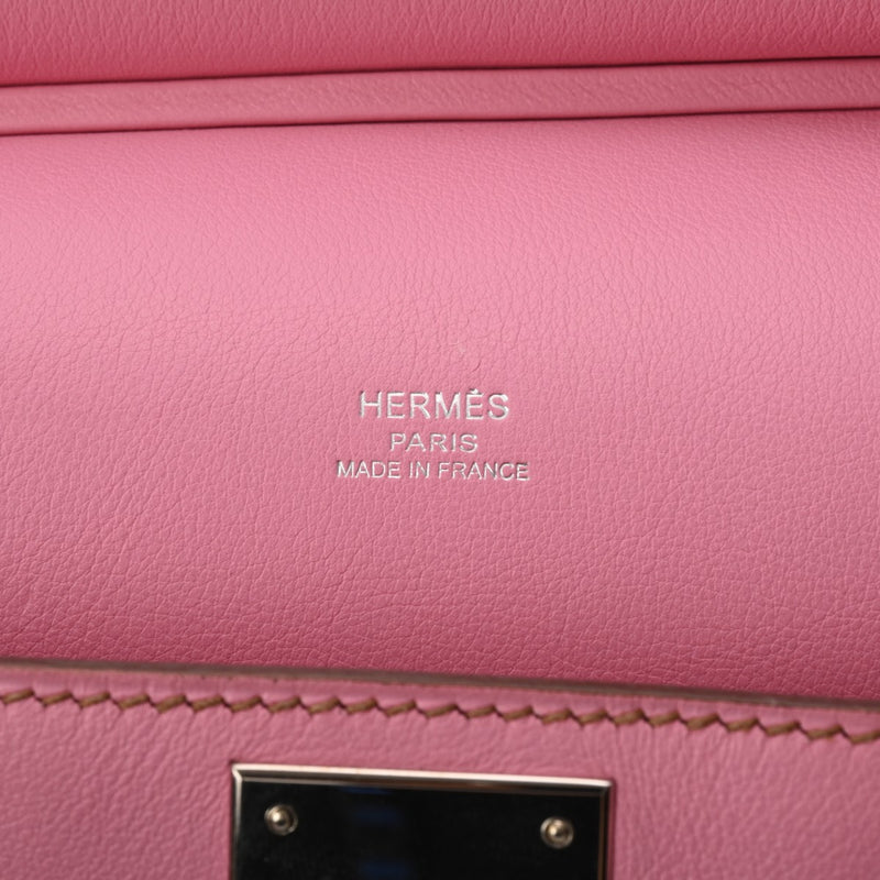 HERMES エルメス ジプシエール 28 ウノピンク □M刻印(2009年頃) レディース ヴォースイフト ショルダーバッグ ABランク 中古 銀蔵