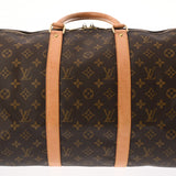 LOUIS VUITTON ルイヴィトン モノグラム キーポル 50 ブラウン M41426 ユニセックス モノグラムキャンバス ボストンバッグ ABランク 中古 銀蔵