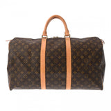 LOUIS VUITTON ルイヴィトン モノグラム キーポル 50 ブラウン M41426 ユニセックス モノグラムキャンバス ボストンバッグ ABランク 中古 銀蔵