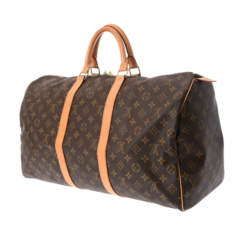 LOUIS VUITTON ルイヴィトン モノグラム キーポル 50 ブラウン M41426 ユニセックス モノグラムキャンバス ボストンバッグ ABランク 中古 銀蔵