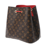 LOUIS VUITTON ルイヴィトン モノグラム ネオノエ ブラウン/コクリコ M43985 レディース モノグラムキャンバス ショルダーバッグ Aランク 中古 銀蔵