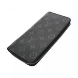 LOUIS VUITTON ルイヴィトン モノグラムエクリプス ジッピーウォレットヴェルティカル 黒 M62295 メンズ モノグラムキャンバス 長財布 ABランク 中古 銀蔵