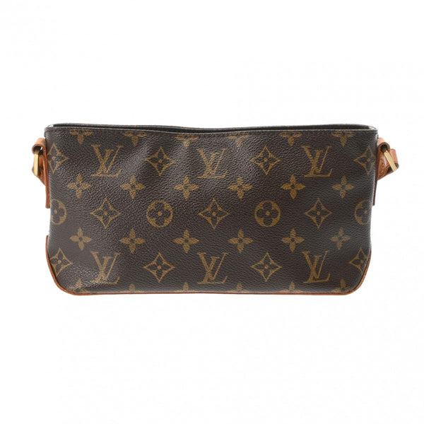 LOUIS VUITTON ルイヴィトン モノグラム トロター  ブラウン M51240 レディース モノグラムキャンバス ショルダーバッグ Bランク 中古 銀蔵