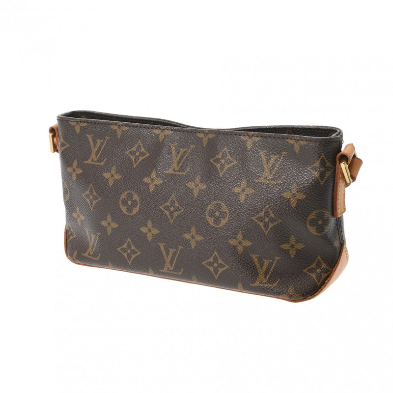 LOUIS VUITTON ルイヴィトン モノグラム トロター  ブラウン M51240 レディース モノグラムキャンバス ショルダーバッグ Bランク 中古 銀蔵