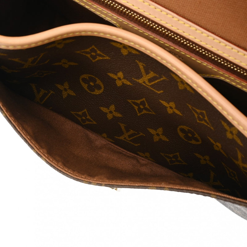 LOUIS VUITTON ルイヴィトン モノグラム ソローニュ ブラウン M42250 レディース モノグラムキャンバス ショルダーバッグ ABランク 中古 銀蔵