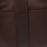 HERMES エルメス アカプルコ MM ブラウン レディース トワルシェブロン ハンドバッグ Bランク 中古 銀蔵