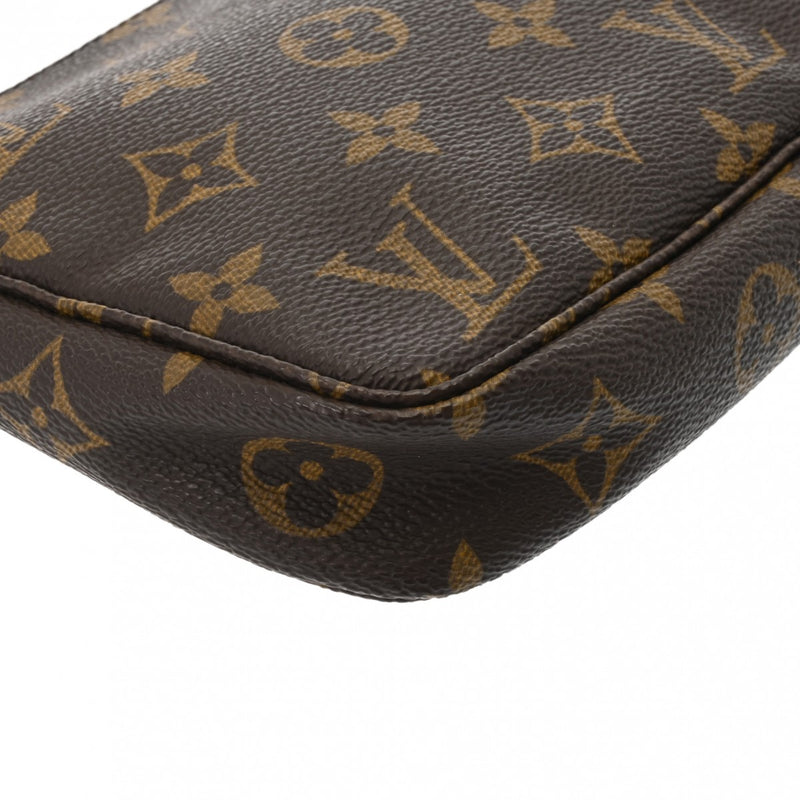 LOUIS VUITTON ルイヴィトン モノグラム ポシェット アクセソワール ブラウン M51980 レディース モノグラムキャンバス アクセサリーポーチ Bランク 中古 銀蔵