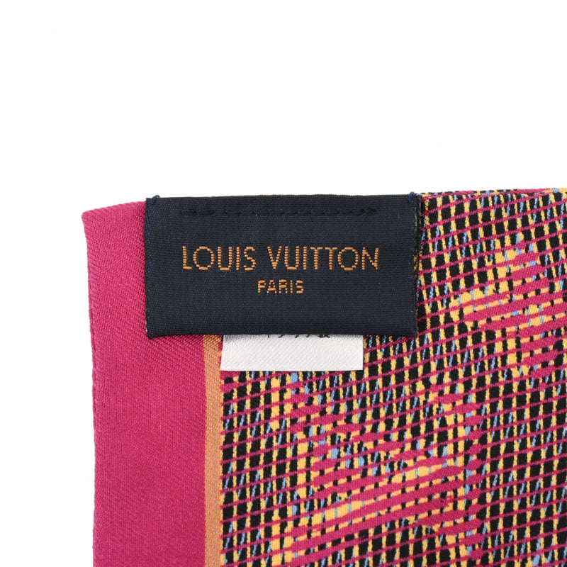 LOUIS VUITTON ルイヴィトン バンドー LVポップ マルチカラー MP2499 レディース シルク100% スカーフ Aランク 中古 銀蔵