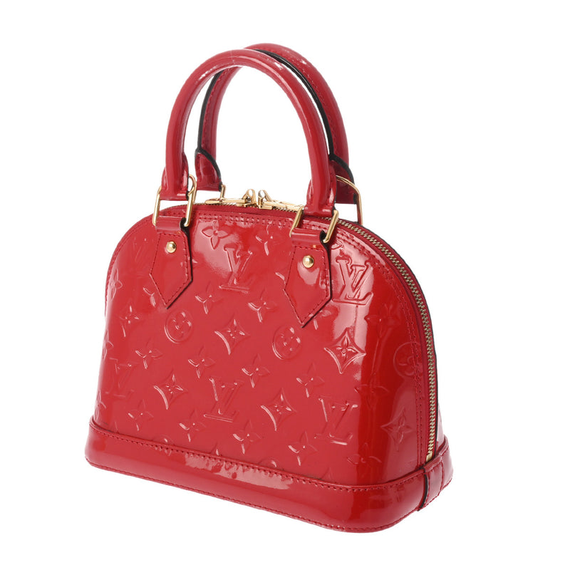 LOUIS VUITTON ルイヴィトン ヴェルニ アルマ BB 2WAY ポムダムール M90174 レディース モノグラムヴェルニ ハンドバッグ ABランク 中古 銀蔵