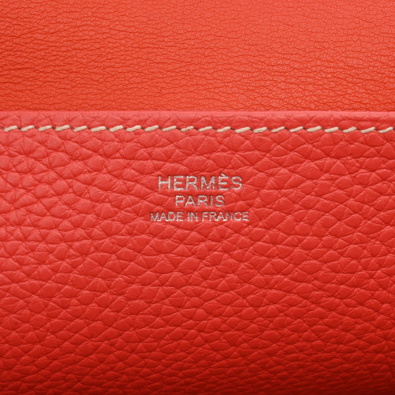 HERMES エルメス アルザン 31 ローズジャイプール/カプシーヌ C刻印(2018年頃) レディース トリヨンクレマンス ショルダーバッグ ABランク 中古 銀蔵